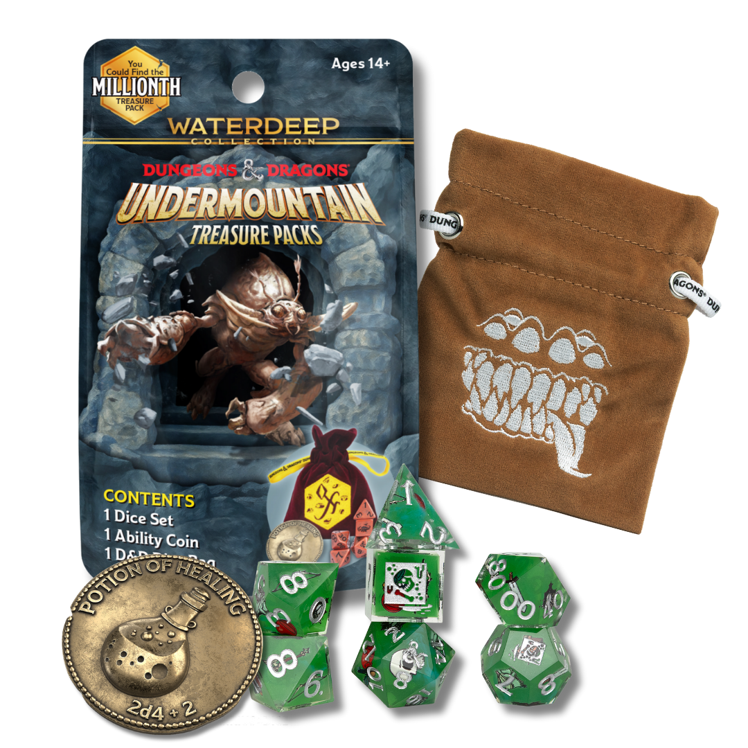 D&D Undermountain Treasure Mystery Bag