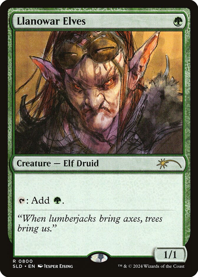 Llanowar Elves  (800) - Foil