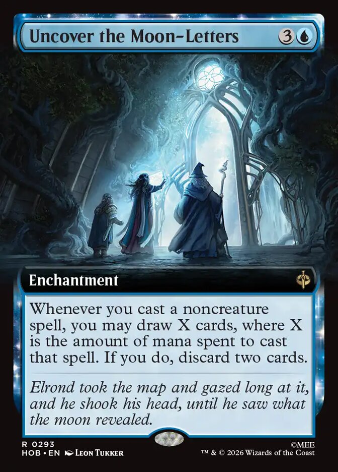 Uncover the Moon-Letters - Foil