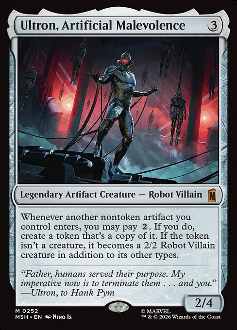 Ultron, Artificial Malevolence - Foil