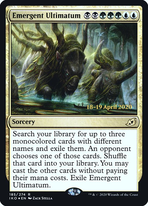 Emergent Ultimatum - Foil - Prerelease Promo