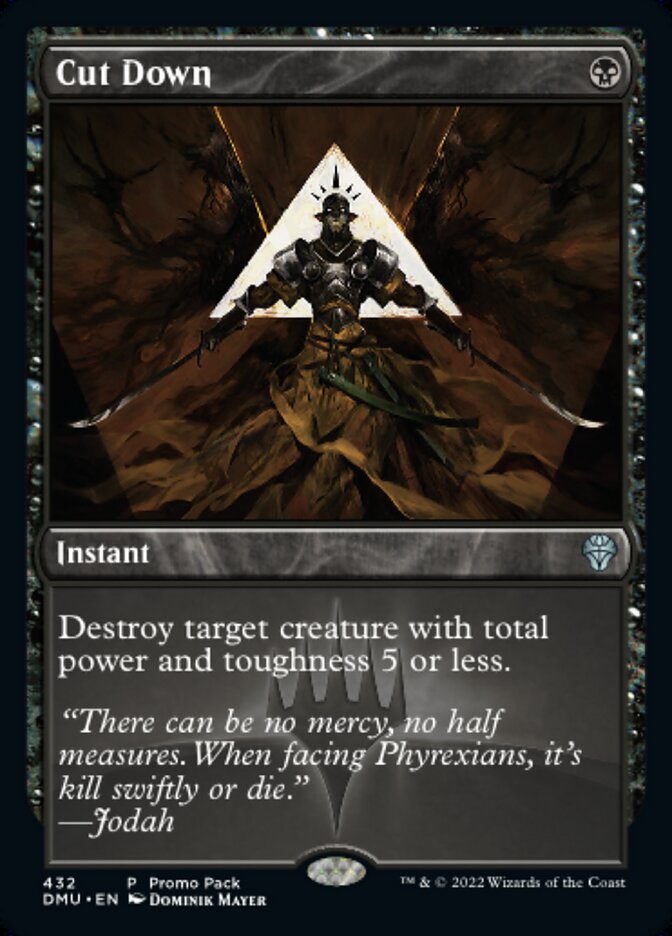 Cut Down - Promo Pack
