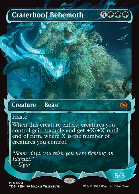 Craterhoof Behemoth - Foil