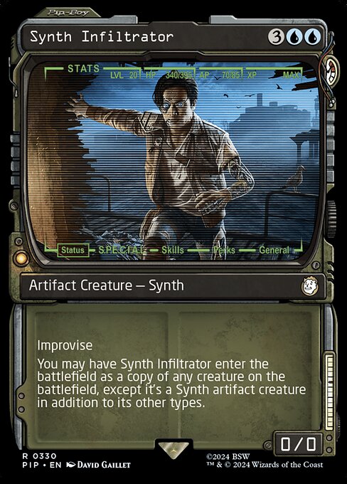 Synth Infiltrator - Foil