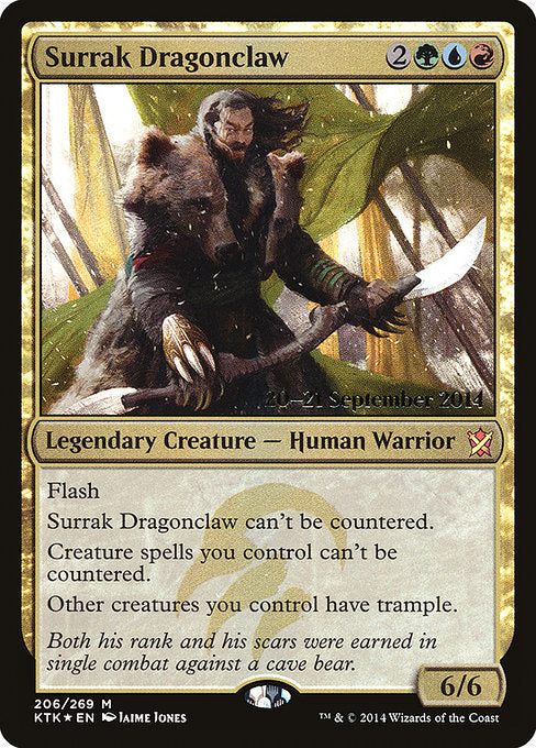 Surrak Dragonclaw - Foil - Prerelease Promo