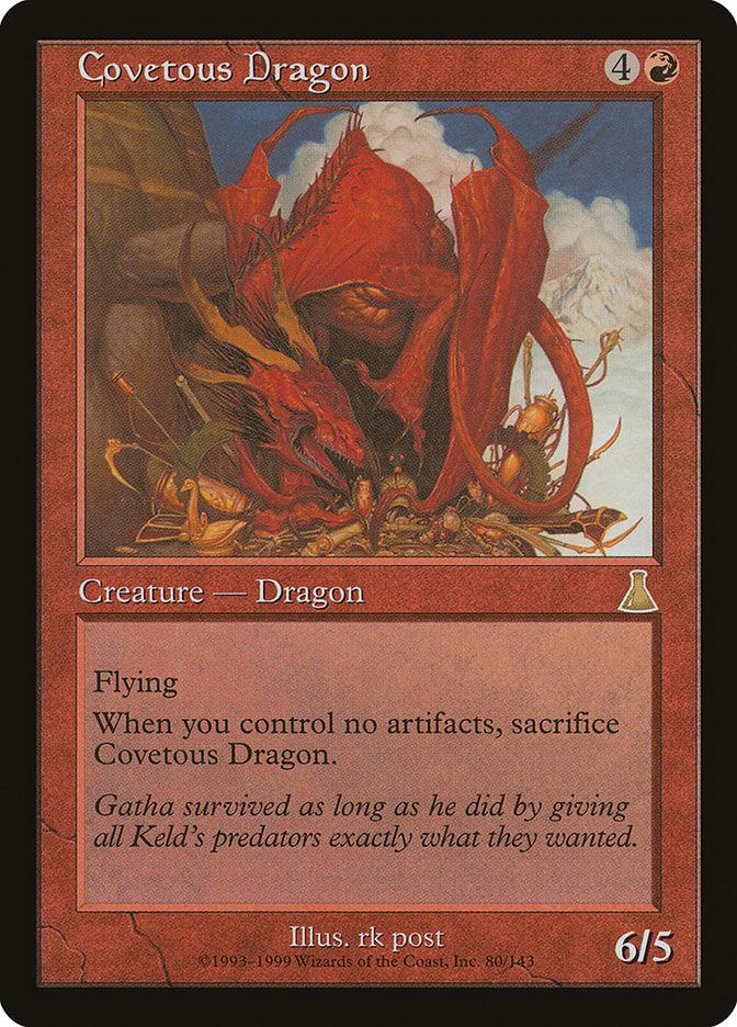 Covetous Dragon - Foil