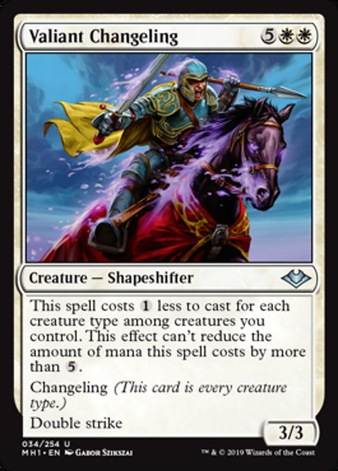 Valiant Changeling - Foil