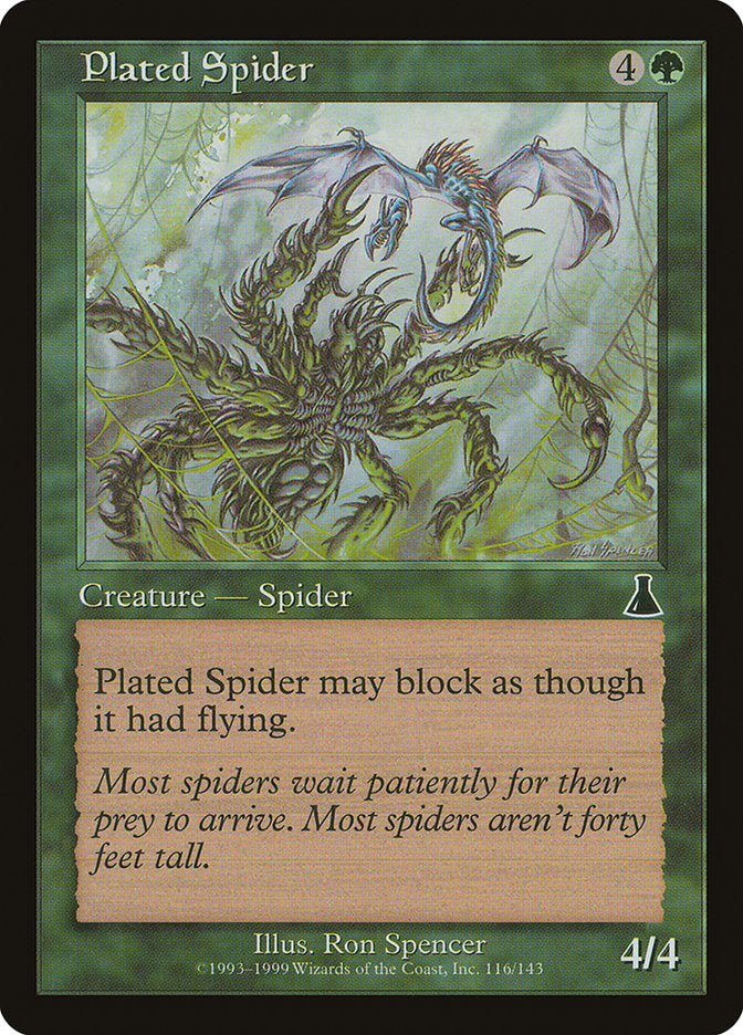 Plated Spider - Foil