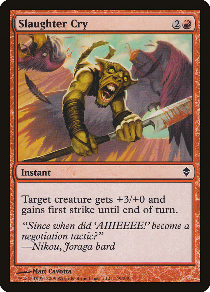 Slaughter Cry - Foil