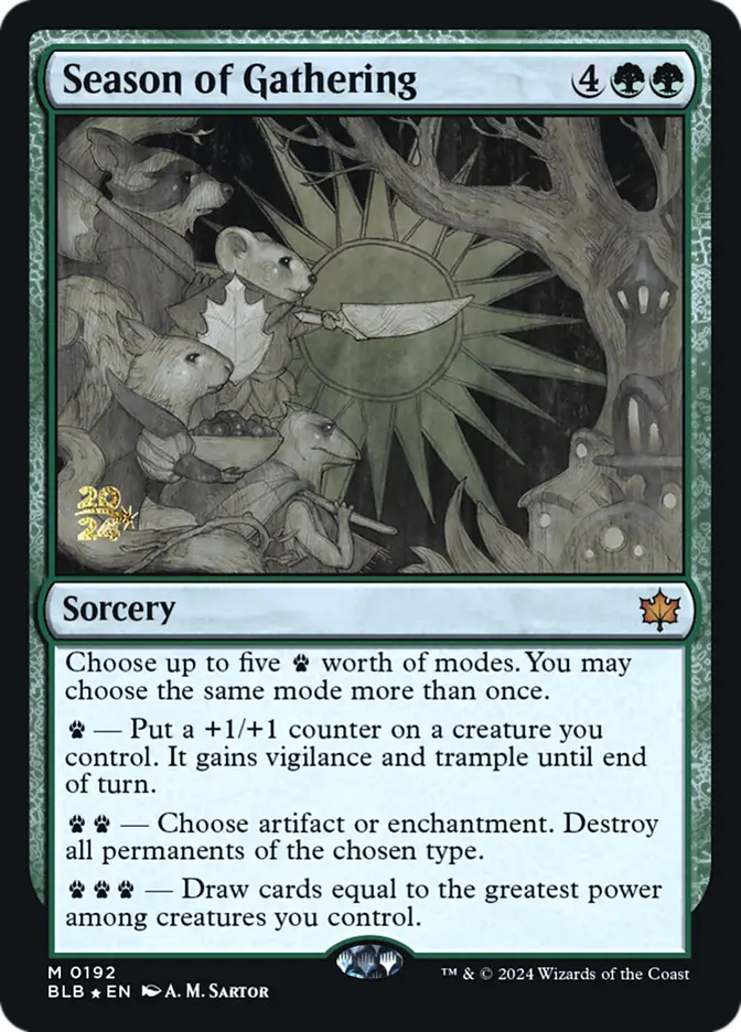 Season of Gathering - Foil - Prerelease Promo