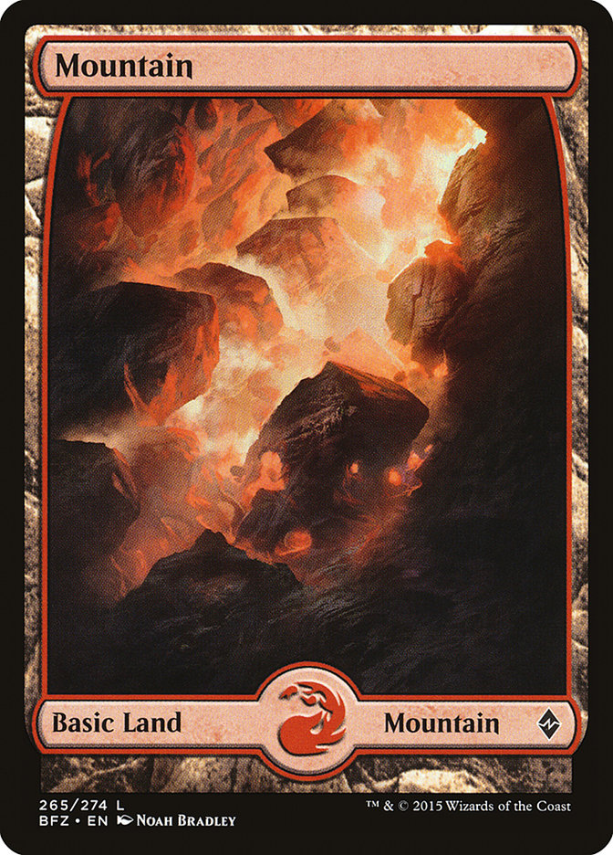 Mountain (265) - Full Art - Foil