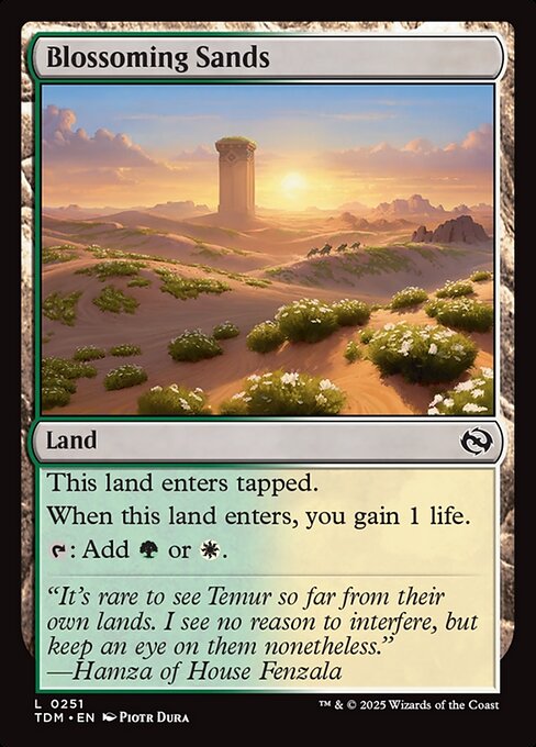 Blossoming Sands - Foil
