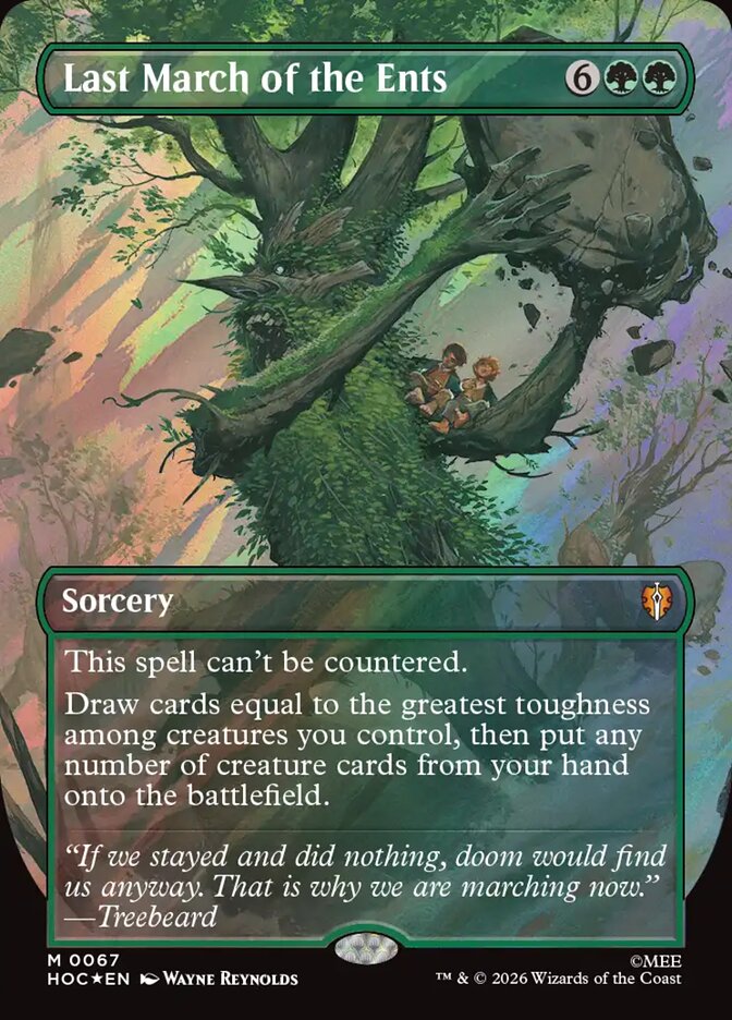 Last March of the Ents - Surge Foil