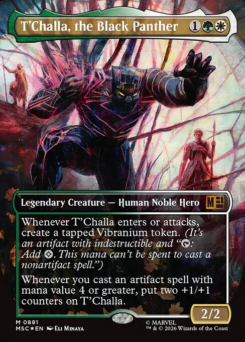 T'Challa, the Black Panther - Surge Foil