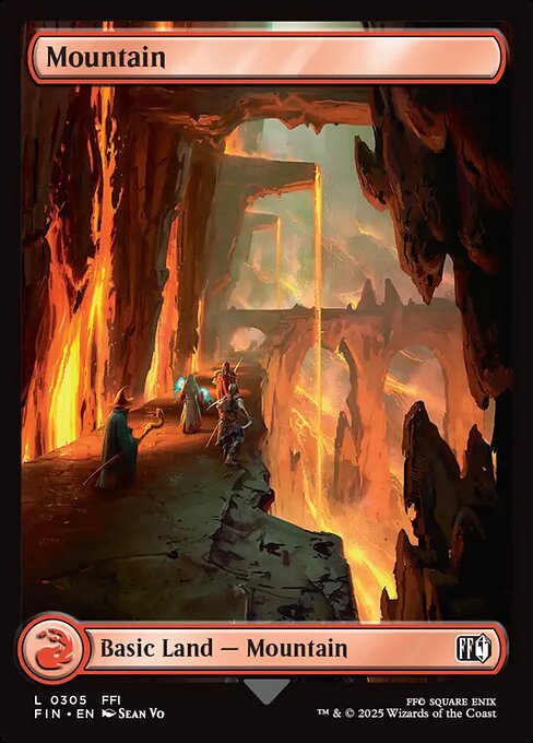 Mountain (305) - Full Art Foil