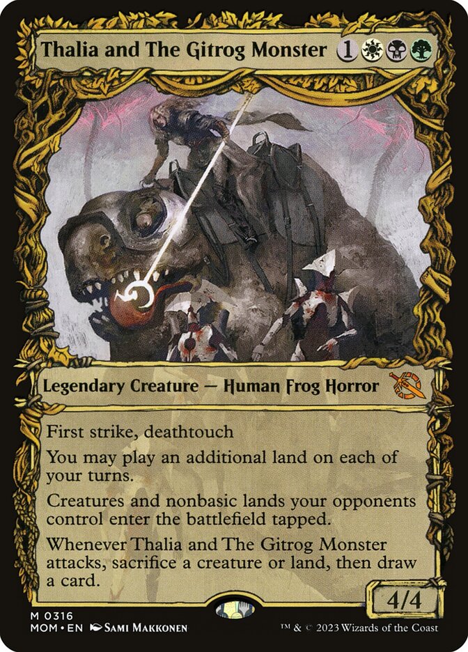 Thalia and The Gitrog Monster - Foil