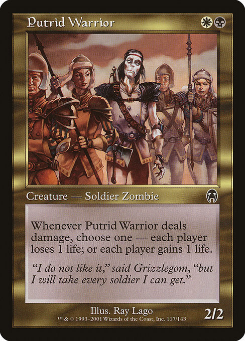 Putrid Warrior - Foil
