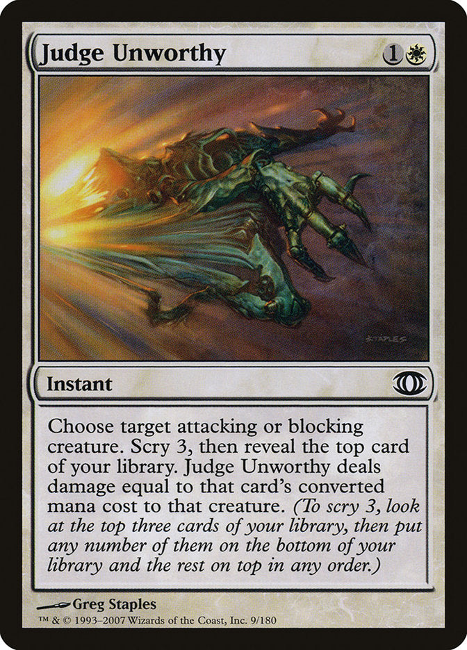 Judge Unworthy - Foil