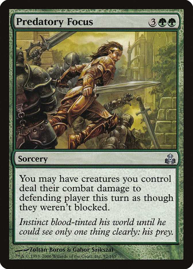 Predatory Focus - Foil