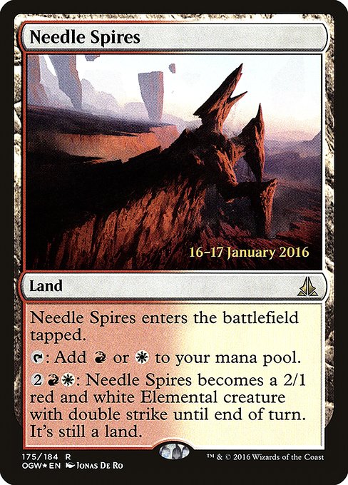 Needle Spires - Foil - Prerelease Promo