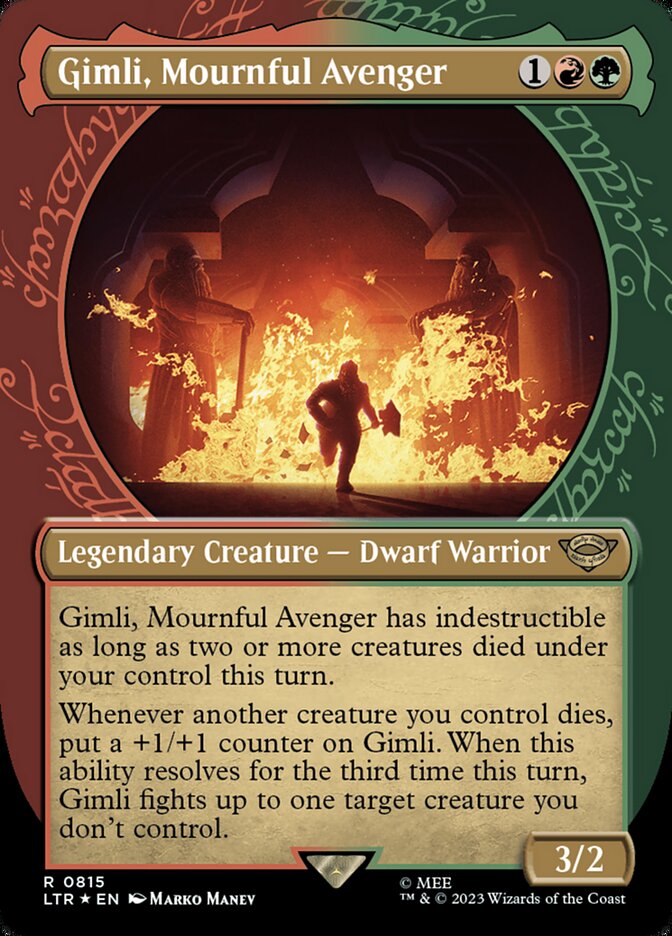 Gimli, Mournful Avenger - Surge Foil