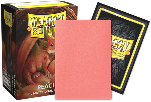 Dragon Shield - 63mm X 88mm - Standard Dual Matte - Peach 100 ct.