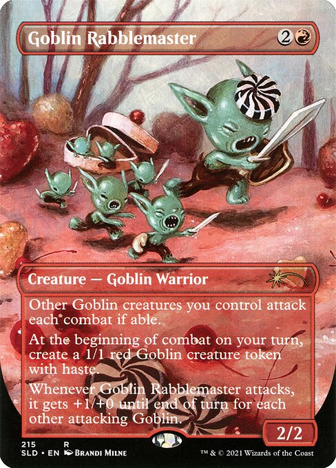 Goblin Rabblemaster - Foil