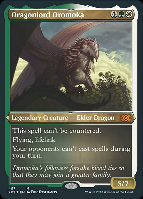 Dragonlord Dromoka - Foil Etched
