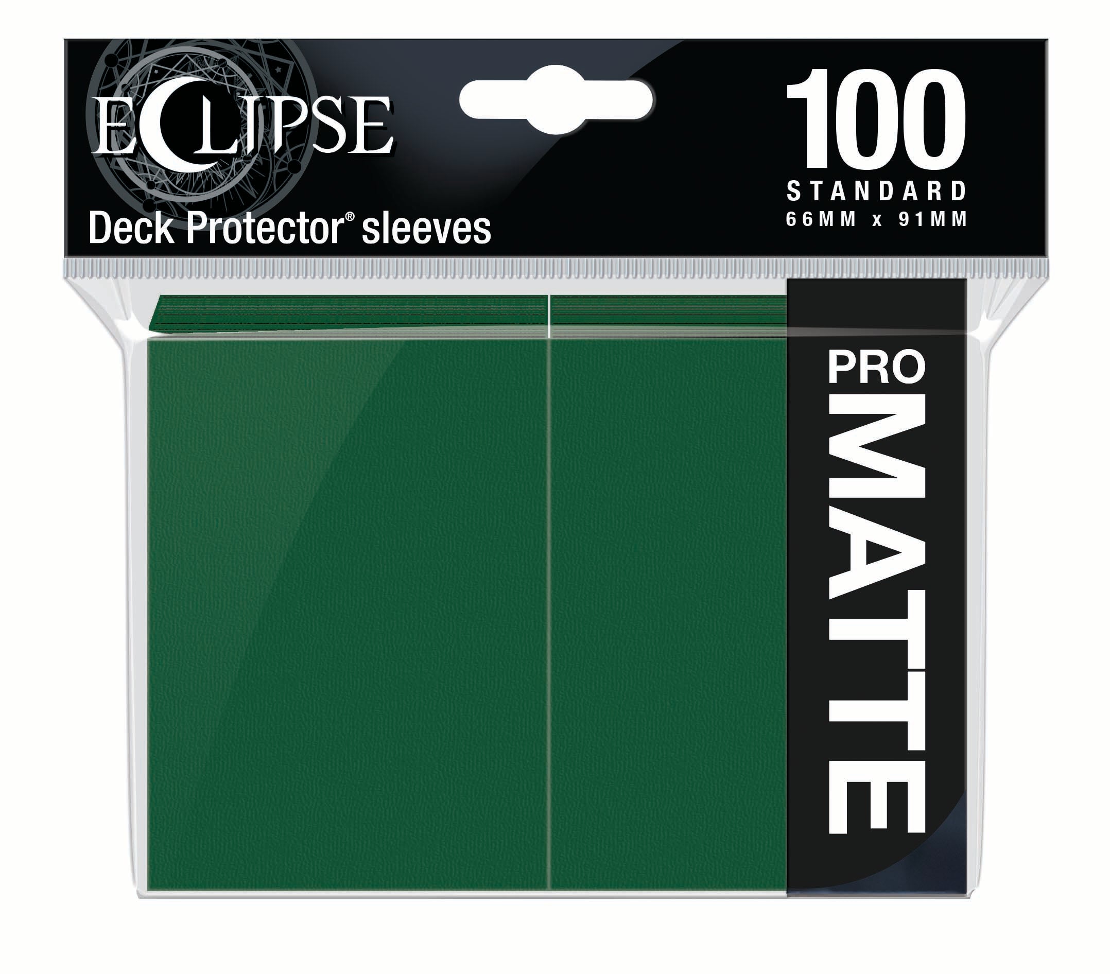Ultra Pro - 66mm X 91mm - Eclipse Matte Sleeves - Forest Green 100 ct.