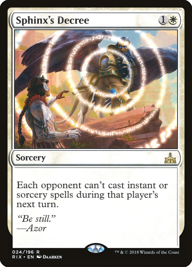 Sphinx's Decree - Foil