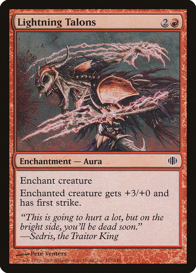 Lightning Talons - Foil