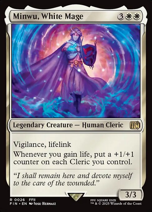 Minwu, White Mage - Foil