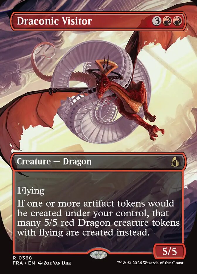 Draconic Visitor - Foil