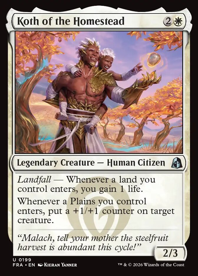 Koth of the Homestead - Foil