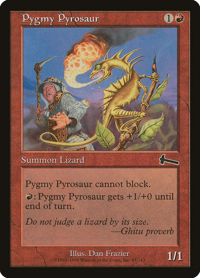 Pygmy Pyrosaur - Foil
