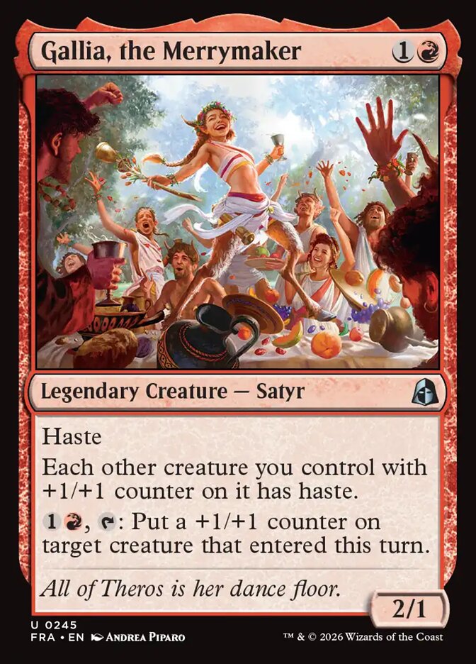 Gallia, the Merrymaker - Foil