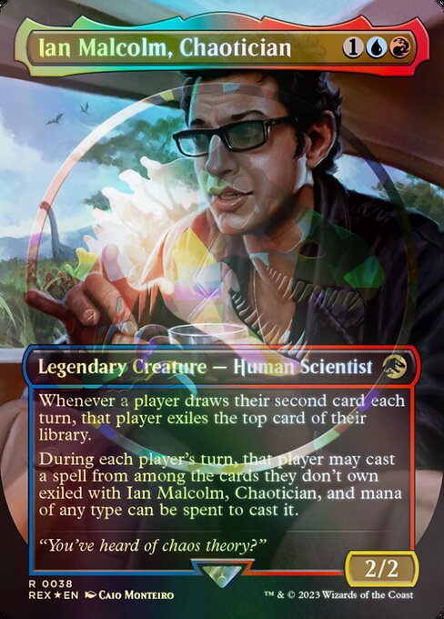 Ian Malcolm, Chaotician - Emblem Foil