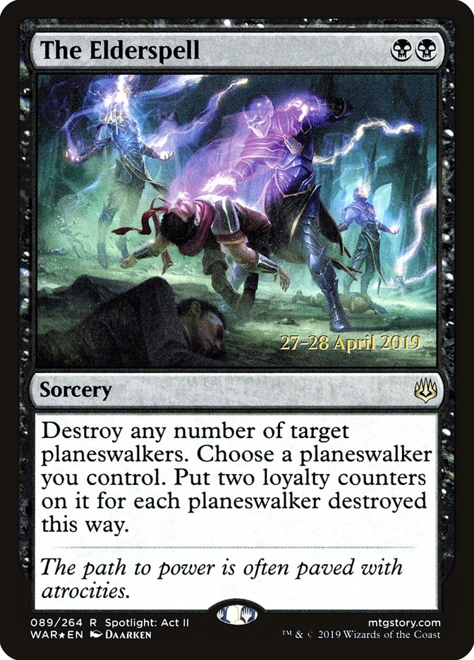 The Elderspell - Foil - Prerelease Promo