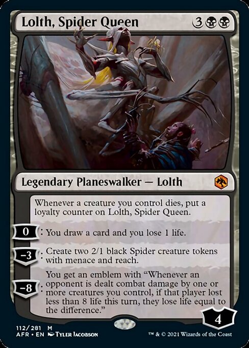 Lolth, Spider Queen - Foil