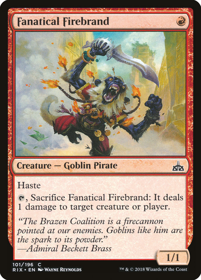 Fanatical Firebrand - Foil