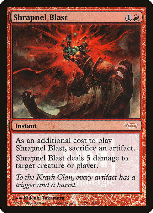 Shrapnel Blast - Foil - FNM Promo