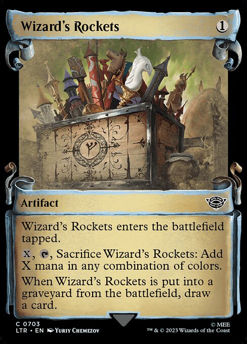 Wizard's Rockets - Silver Foil