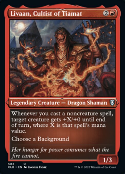 Livaan, Cultist of Tiamat - Foil-Etched