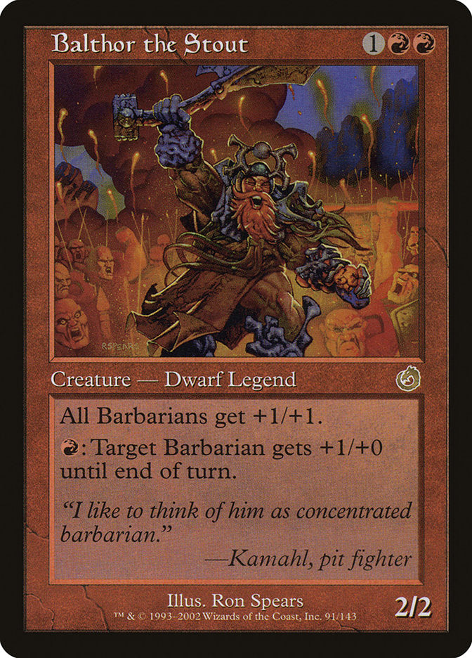 Balthor the Stout - Foil