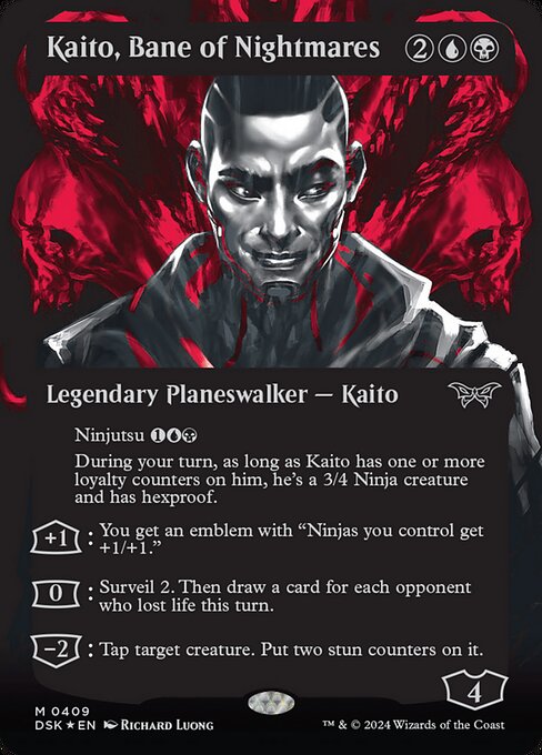 Kaito, Bane of Nightmares - Textured Foil - Foil