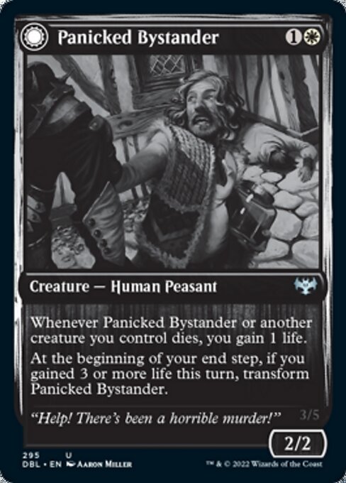 Panicked Bystander - Foil