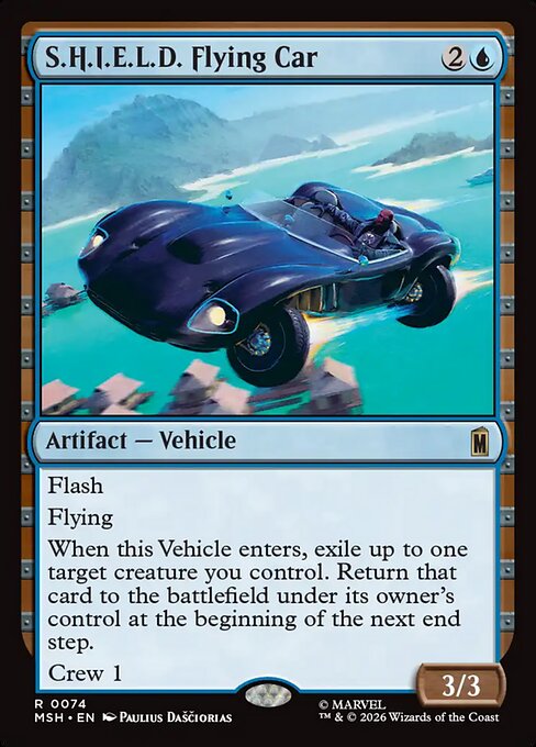 S.H.I.E.L.D. Flying Car - Foil