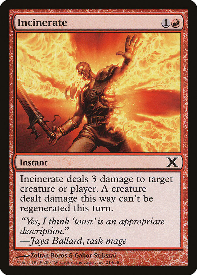 Incinerate - Foil