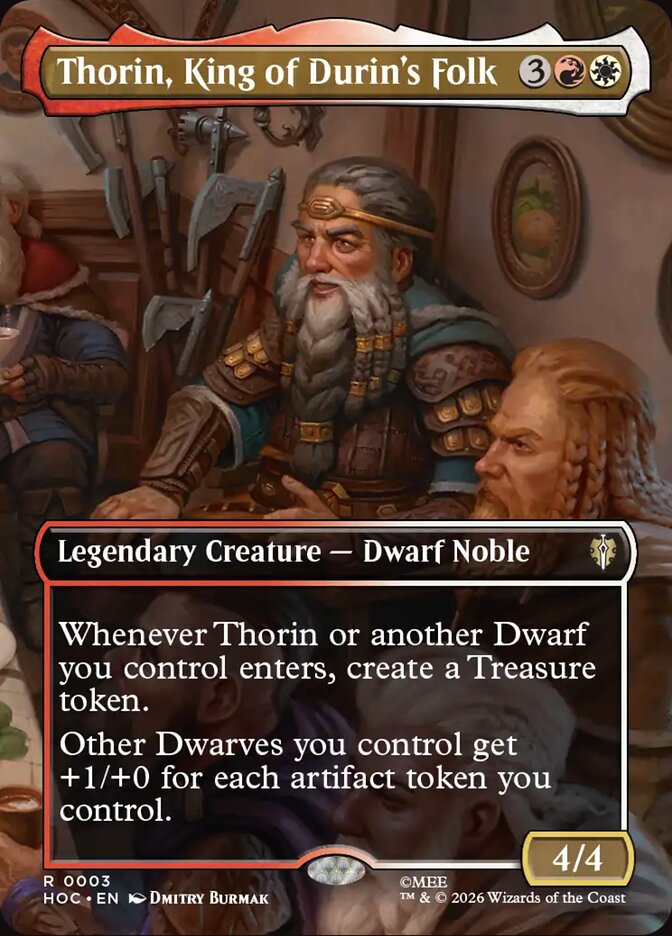Thorin, King of Durin's Folk - Foil