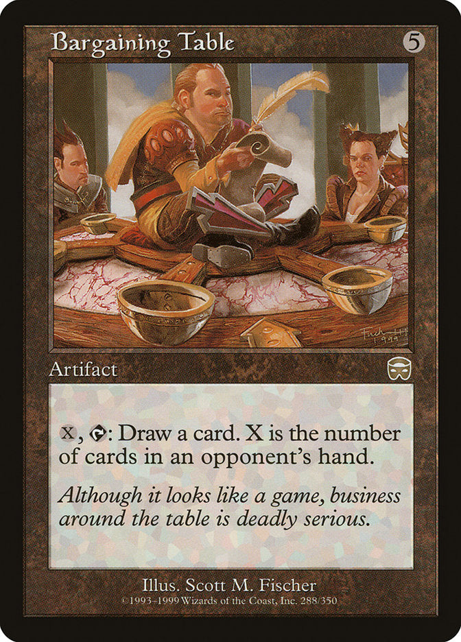 Bargaining Table - Foil